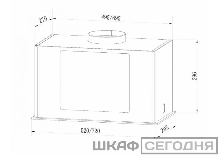 Вытяжка для кухни лекс 600 встраиваемая