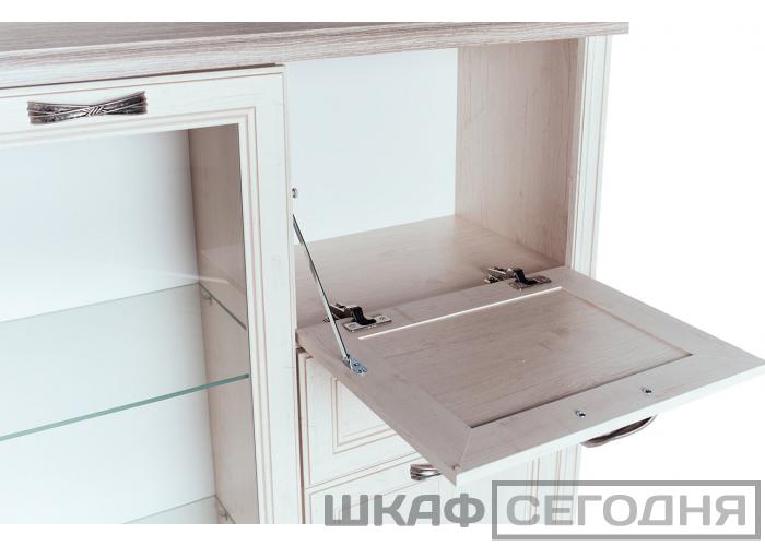 Шкаф с витриной Анрэкс MONAKO 1V2D1S