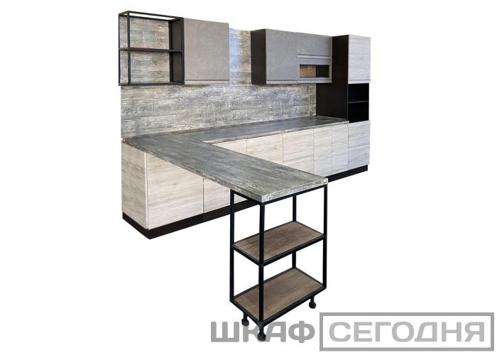 Кухня И-Ц Бруклин 210х380х214 Кухня И-Ц Бруклин 210х380х214