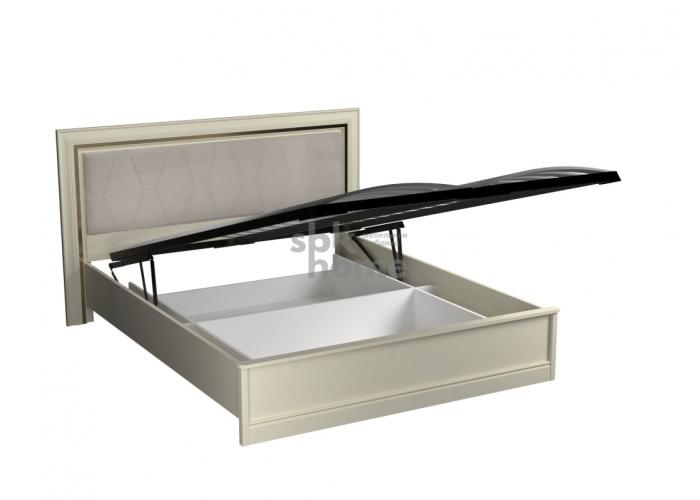 Кровать с подъемным механизмом СБК Сиена 1600 с мягкой вставкой