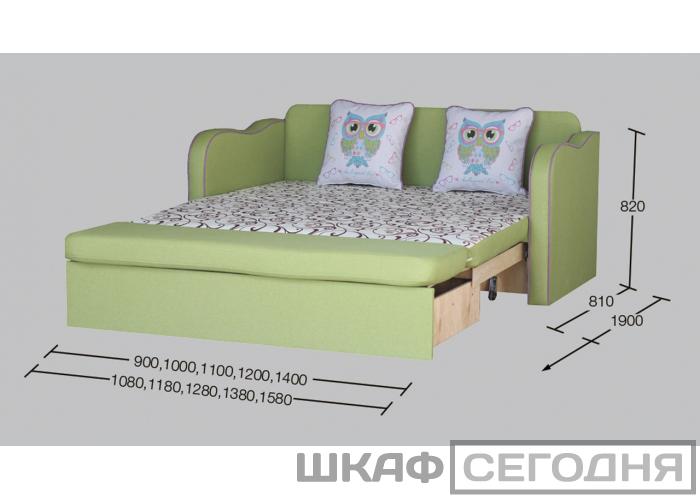 Диван Дивановв Кузя Салатовый 90 Диван Дивановв Кузя Салатовый 90