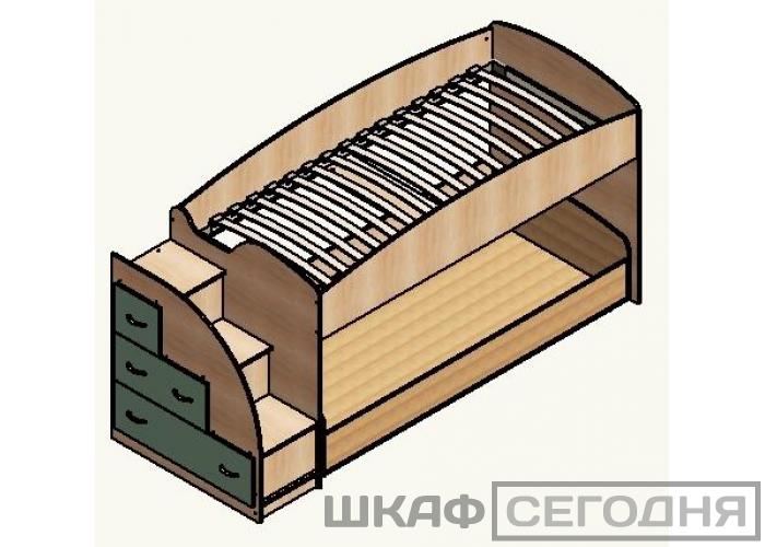 Кровать двухъярусная Формула Мебели Дюймовочка-4.2