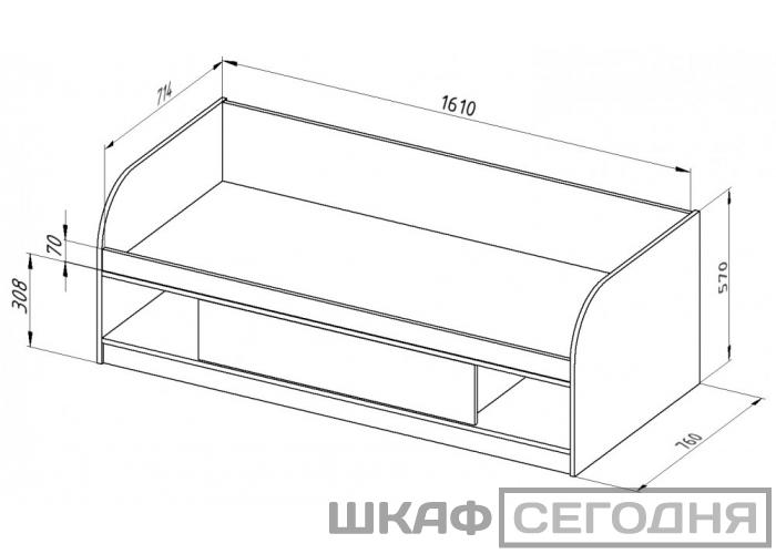Кровать Формула Мебели Соня-4