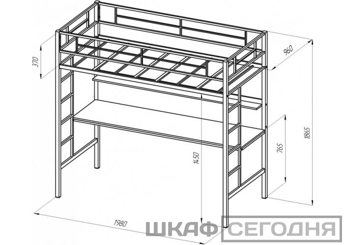 Кровать Формула Мебели Севилья-1