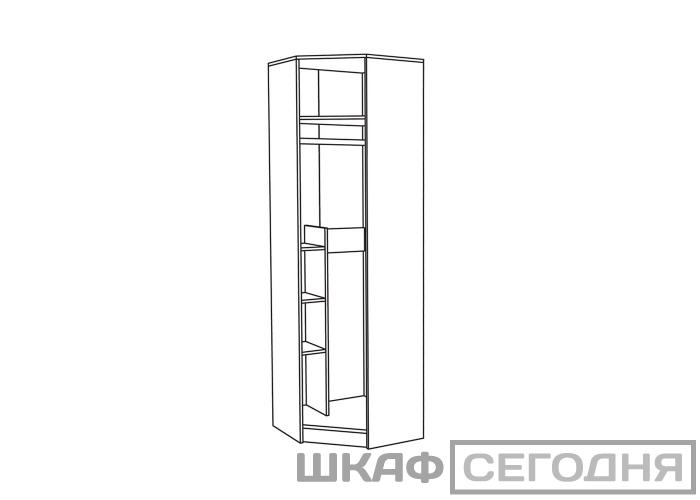 Шкаф угловой Моби Глория 2 107 Шкаф угловой Моби Глория 2 107