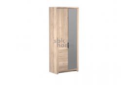 Шкаф 2-х дверный СБК Юта с комбинированными дверями ДЗ