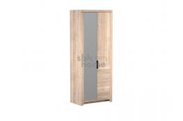 Шкаф 2-х дверный СБК Юта с комбинированными дверями ЗД