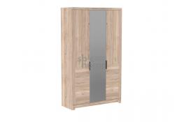 Шкаф 3-х дверный СБК Юта с комбинированными дверями ДЗД