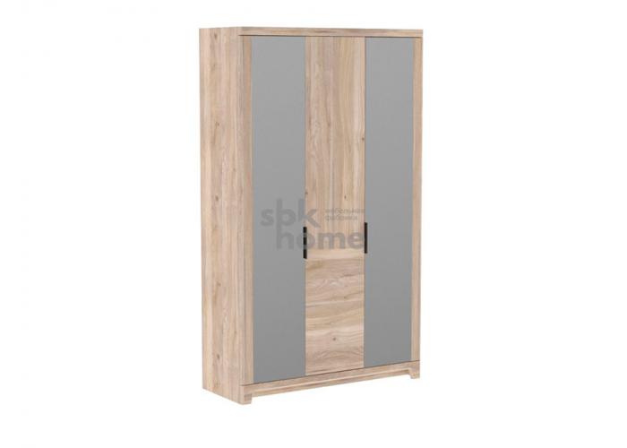 Шкаф 3-х дверный СБК Юта с комбинированными дверями ЗДЗ