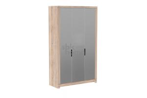 Шкаф 3-х дверный СБК Юта с зеркальными дверями