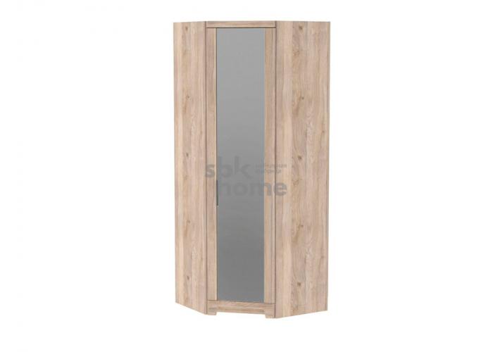 Шкаф угловой СБК Юта с зеркальной дверью